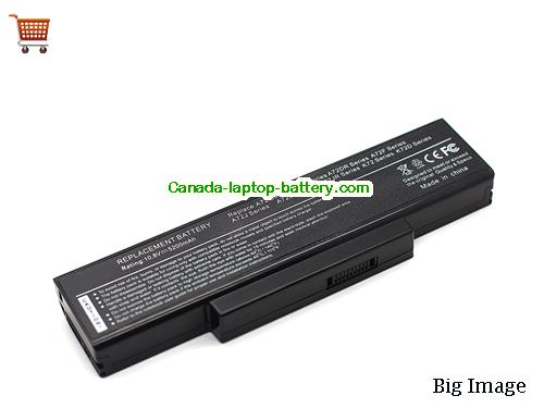 Canada New A32-K72  Replacement Battery for Asus Asus K72 K72D A72 K73 Laptop