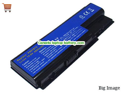 ACER AS07B41 Replacement Laptop Battery 4400mAh 14.8V Black Li-ion