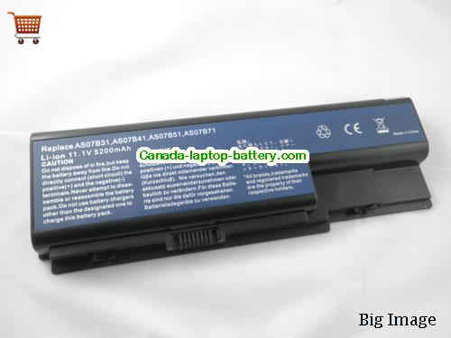 ACER AS07B41 Replacement Laptop Battery 5200mAh 11.1V Black Li-ion