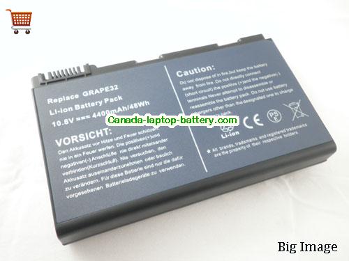 ACER TM00741 Replacement Laptop Battery 5200mAh 11.1V Black Li-ion