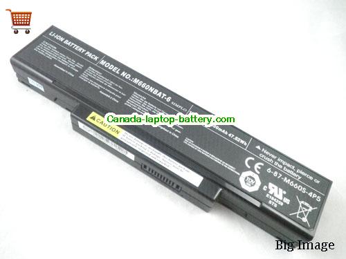 Genuine MSI CBPIL48 Battery 4400mAh, 47.52Wh , 10.8V, Black , Li-ion