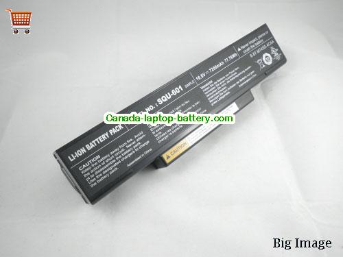 Genuine MSI BTY-M66 Battery 7200mAh, 77.76Wh , 10.8V, Black , Li-ion