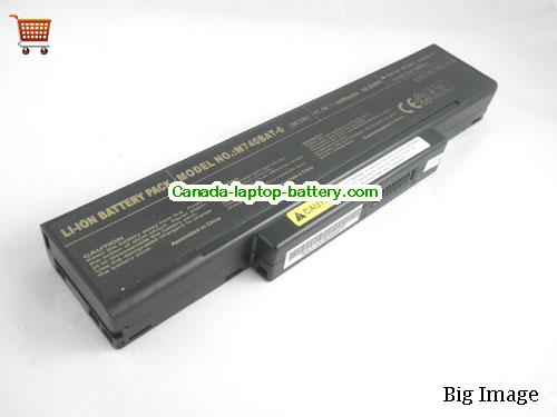 MSI BTY-M66 Replacement Laptop Battery 4400mAh 11.1V Black Li-ion