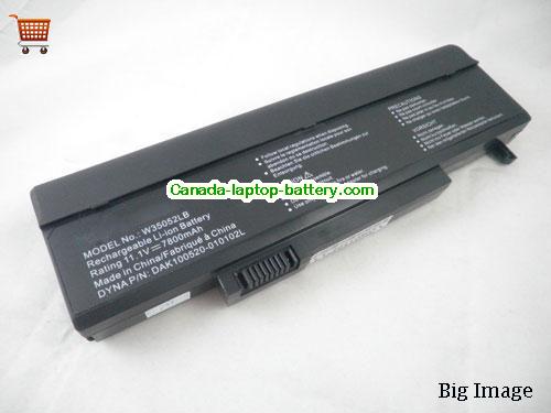 Genuine GATEWAY M-6319 Battery 7800mAh, 81Wh , 11.1V, Black , Li-ion