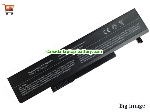 GATEWAY M-6319 Replacement Laptop Battery 4400mAh 11.1V Black Li-ion