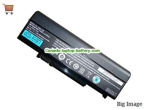GATEWAY M-6319 Replacement Laptop Battery 7200mAh, 81Wh  11.1V Black Li-ion