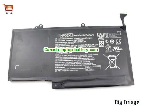 Canada Genuine HP NP03XL HSTNN-LB6L Battery for Pavilion X360 Series 760944-421 761230-005