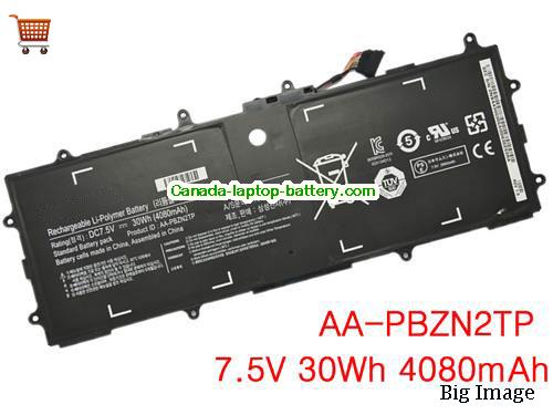 Canada SAMSUNG AA-PBZN2TP PBZN2TP Battery for SAMSUNG Chromeboo 905S3G-K07 XE303C12 Google XE500T1C 905s3g XE500T1C 915s3g Series 30Wh