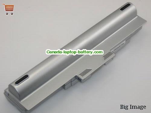 SONY VGP-BPL21 Replacement Laptop Battery 6600mAh 11.1V Silver Li-ion