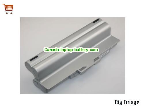 SONY VGP-BPL21 Replacement Laptop Battery 8800mAh 11.1V Silver Li-ion