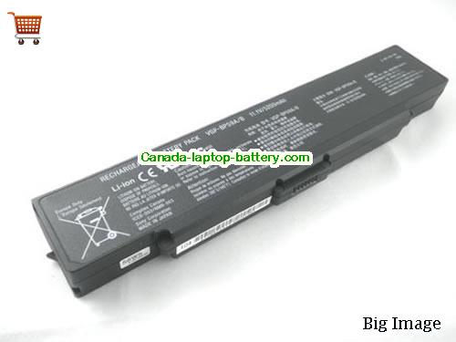 Genuine SONY VGP-BPS9/B Battery 4800mAh, 11.1V, Black , Li-ion