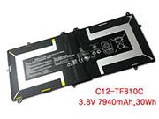 Genuine Asus VivoTab TF810C Tablet PC C12-TF810C 30Wh Battery in canada