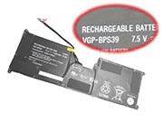 For SVT112A2WL -- Genuine SONY VGP-BPS39 Battery 3800mAh, 29Wh , 7.5V, Black , Li-ion