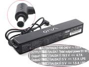SONY 19.5V 4.7A 92W Laptop Adapter, Laptop AC Power Supply Plug Size 6.5 x 4.4mm 