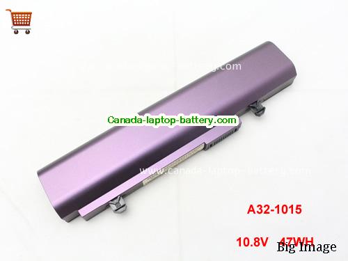 Genuine ASUS Eee PC 1016PED Battery 4400mAh, 47Wh , 10.8V, Purple , Li-ion