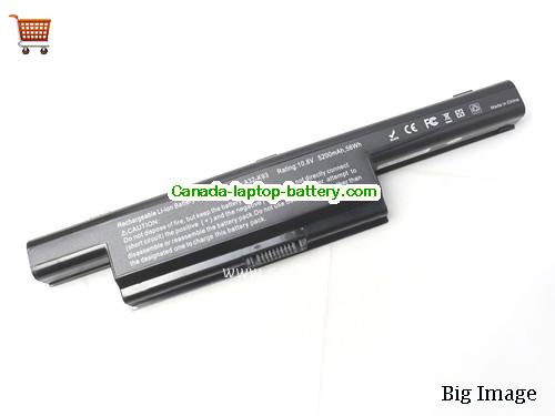 ASUS A93SV-YZ187V Replacement Laptop Battery 5200mAh, 56Wh  10.8V Black Li-ion