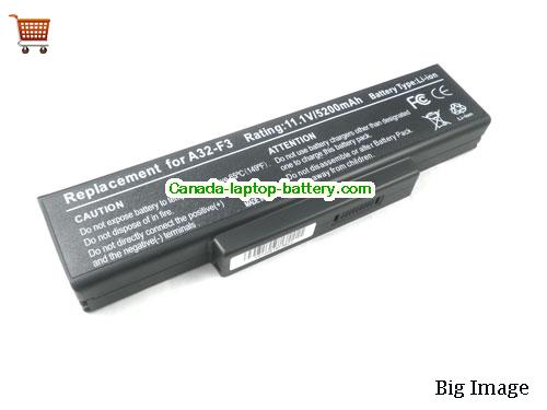 ASUS M51Kr Replacement Laptop Battery 5200mAh 11.1V Black Li-ion