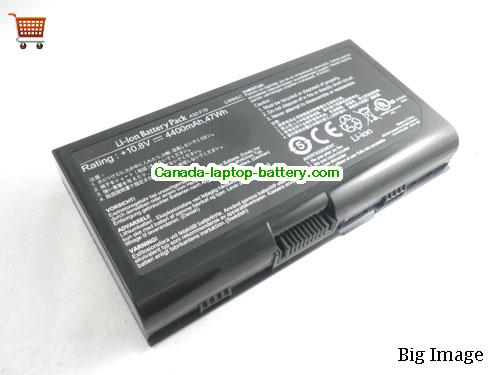 ASUS N70 Replacement Laptop Battery 4400mAh 10.8V Black Li-ion