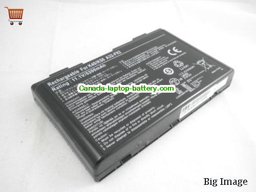 ASUS X8A Series Replacement Laptop Battery 5200mAh 11.1V Black Li-ion