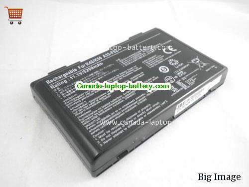 ASUS X8AIL Replacement Laptop Battery 5200mAh 11.1V Black Li-ion