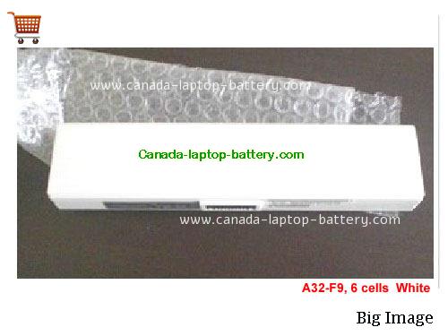 ASUS A31-F9 Replacement Laptop Battery 4400mAh 11.1V White Li-ion