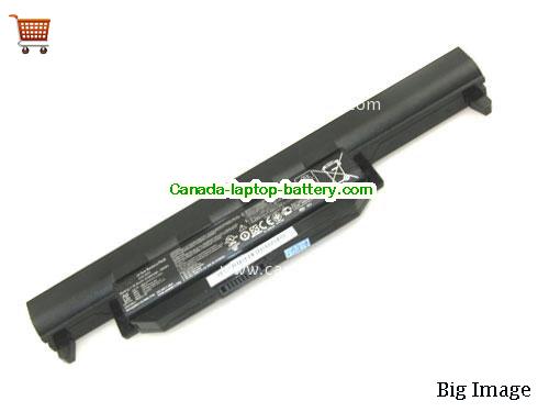 Genuine ASUS K55VS Battery 5700mAh, 10.8V, Black , Li-ion