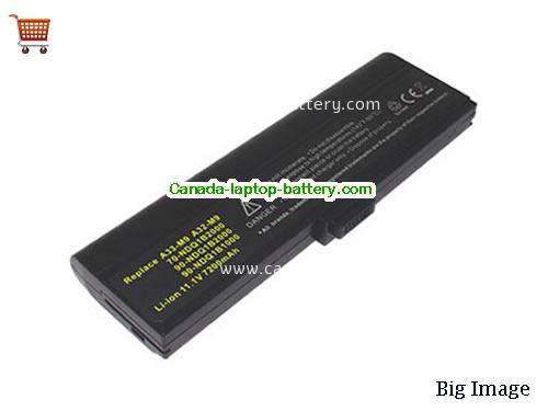 ASUS M9A Replacement Laptop Battery 6600mAh 11.1V Black Li-ion