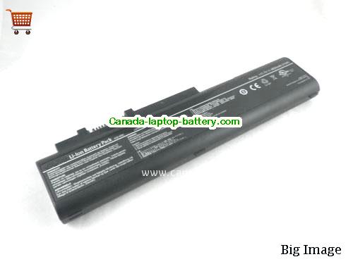 Genuine ASUS N51VF-X1 Battery 4800mAh, 53Wh , 11.1V, Black , Li-ion