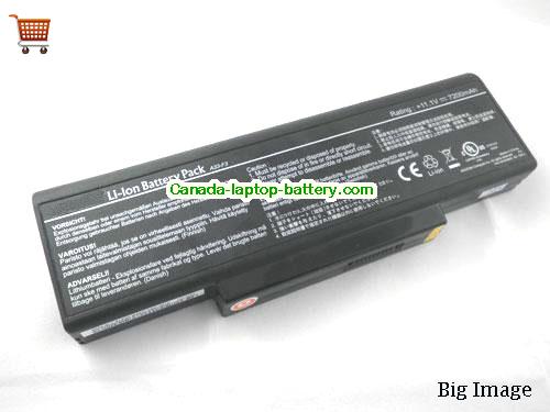Genuine ASUS A9W Battery 7200mAh, 11.1V, Black , Li-ion
