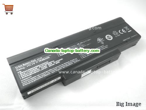 Genuine ASUS Z96 Series Battery 7800mAh, 11.1V, Black , Li-ion