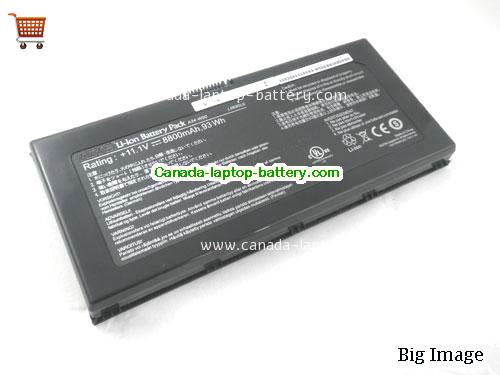 Genuine ASUS Asus W90 Battery 8800mAh, 11.1V, Black , Li-ion