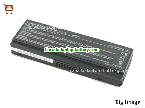 ASUS EasyNote BG48-T-543 Replacement Laptop Battery 2600mAh 14.8V Black Li-ion