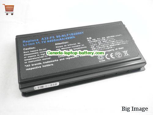 ASUS X50VL Replacement Laptop Battery 5200mAh 11.1V Black Li-ion