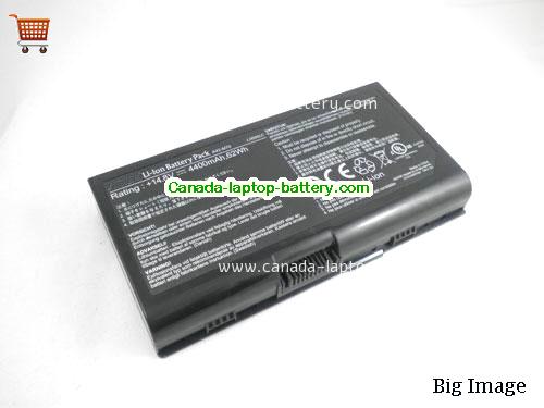 ASUS 90R-NTC2B1000Y Replacement Laptop Battery 4400mAh 14.8V Black Li-ion