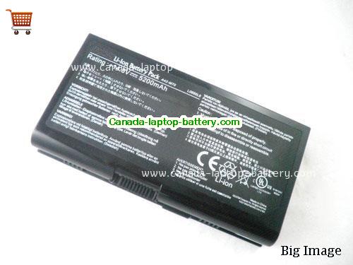 ASUS M70TL Replacement Laptop Battery 5200mAh 14.8V Black Li-ion