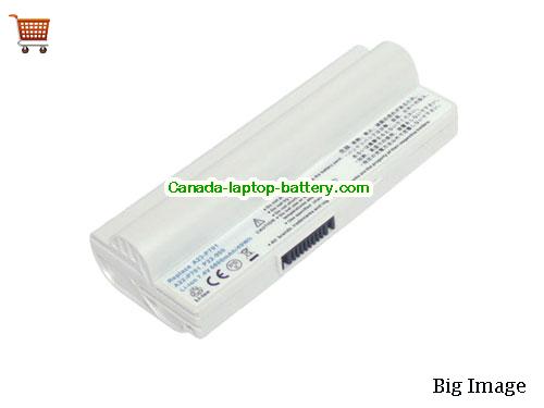 ASUS Eee PC 700 Replacement Laptop Battery 4400mAh 7.4V white Li-ion