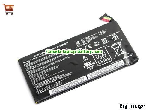 Genuine ASUS CII-ME370T Battery 4400mAh, 16Wh , 3.7V, Black , Li-Polymer