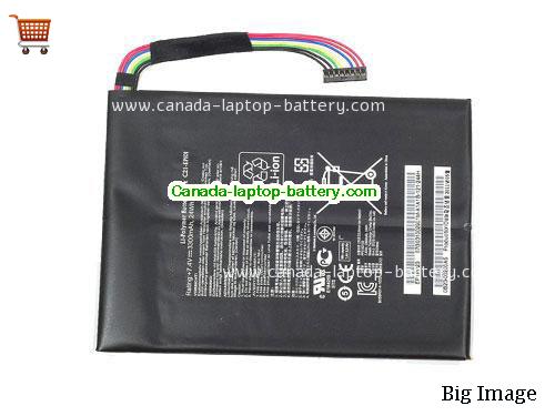 ASUS TF101-1B004A Replacement Laptop Battery 3300mAh 7.4V Black Li-Polymer