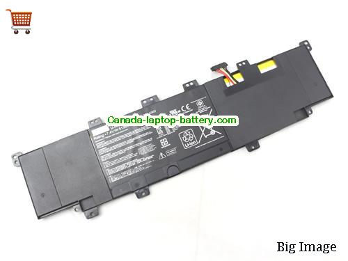 Genuine ASUS Asus X502CA Series Battery 5136mAh, 38Wh , 7.4V, Black , Li-ion