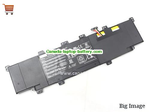 Genuine ASUS X502 Battery 5136mAh, 38Wh , 7.4V, Black , Li-ion