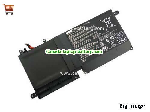 Genuine ASUS Zenbook UX42VS-W3007P Battery 6140mAh, 45Wh , 7.4V, Balck , Li-Polymer