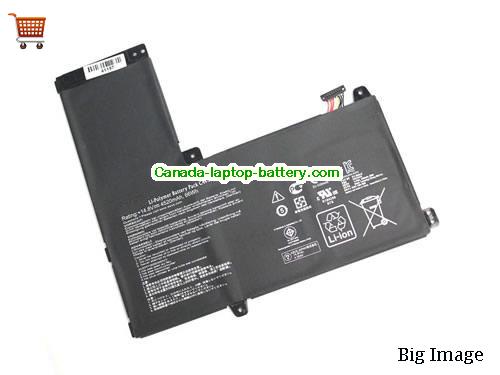 Genuine ASUS N54PNC3 Battery 4520mAh, 66Wh , 14.8V, Black , Li-Polymer