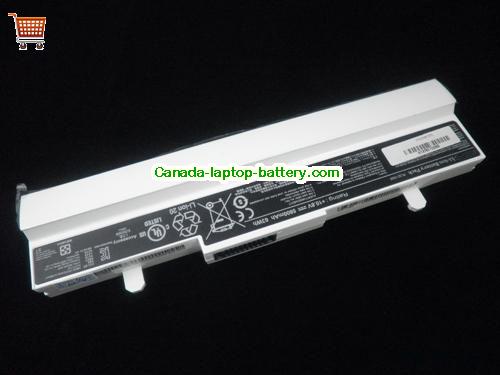 ASUS Eee PC 1005HA-H-BLK093X Replacement Laptop Battery 5200mAh 10.8V White Li-ion