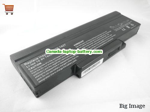 Canada Replacement Laptop Battery for  QUANTA TW5, SW1, TW3,  Black, 6600mAh 11.1V