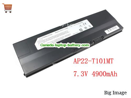 ASUS EEE PC T101MT Replacement Laptop Battery 4900mAh, 36Wh  7.3V Black Li-ion