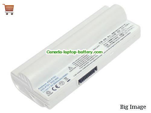 ASUS Eee PC 701 Replacement Laptop Battery 6600mAh 7.4V White Li-ion