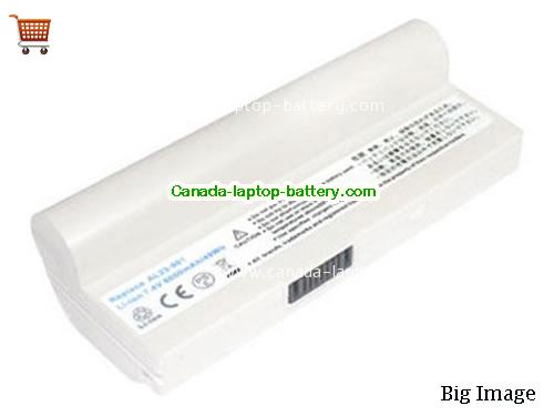 ASUS AL23-901H Replacement Laptop Battery 6600mAh 7.4V White Li-ion