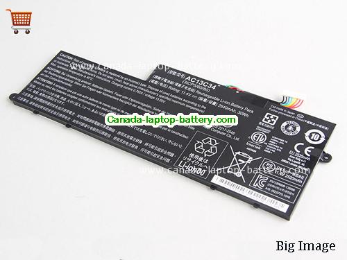 Genuine ACER Aspire ES1-111-C827 Battery 2640mAh, 30Wh , 11.4V, Balck , Li-ion