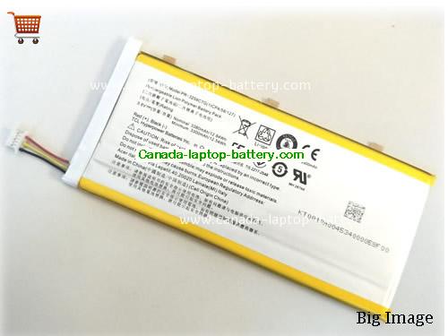 Genuine ACER A1-734 Battery 3380mAh, 12.84Wh , 3.8V,  , Li-Polymer