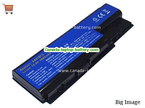 ACER Aspire 5520G Replacement Laptop Battery 4400mAh 14.8V Black Li-ion